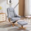Sardinia Recliner Chair & Footstool in Chacha Dove